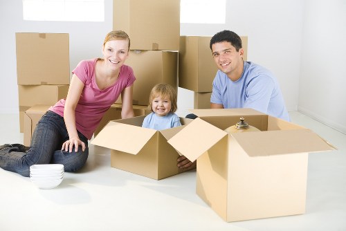 Moving team supporting a residential relocation in Perivale