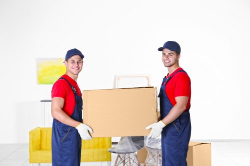 Careful handling of household items during a Perivale house removal