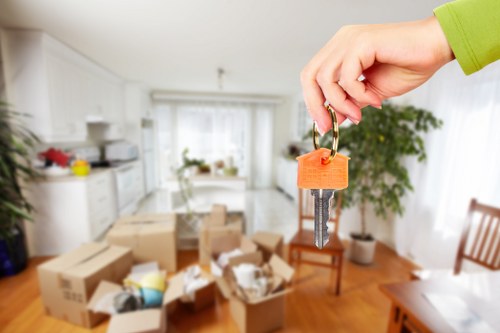 Removal team planning a home move in Perivale