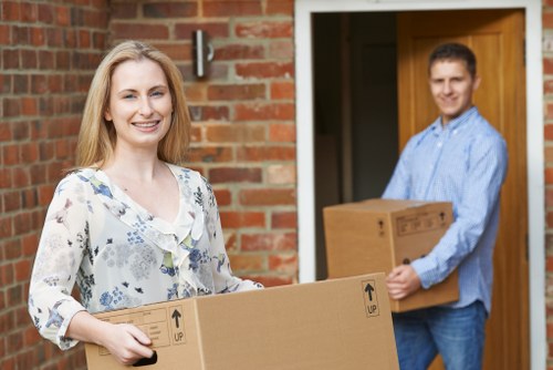 Loading and planning a removal truck hire job in Perivale