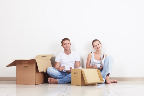 PCI compliant payment area for Perivale moving services