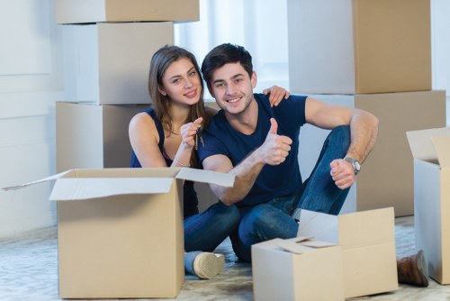 Packing and transport support for Perivale removals