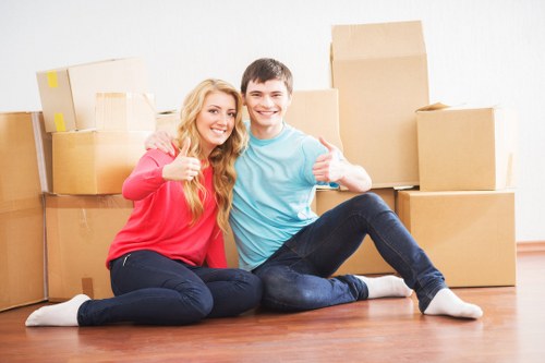 Packing and loading service for a house move in Perivale
