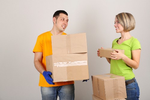 Local removal van ready for a Perivale property move