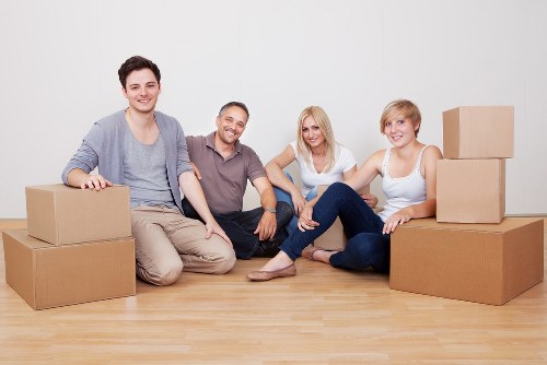 Staff handling moving items with care and protection