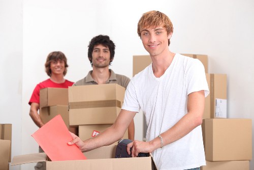 Furniture loading for a house move in Perivale